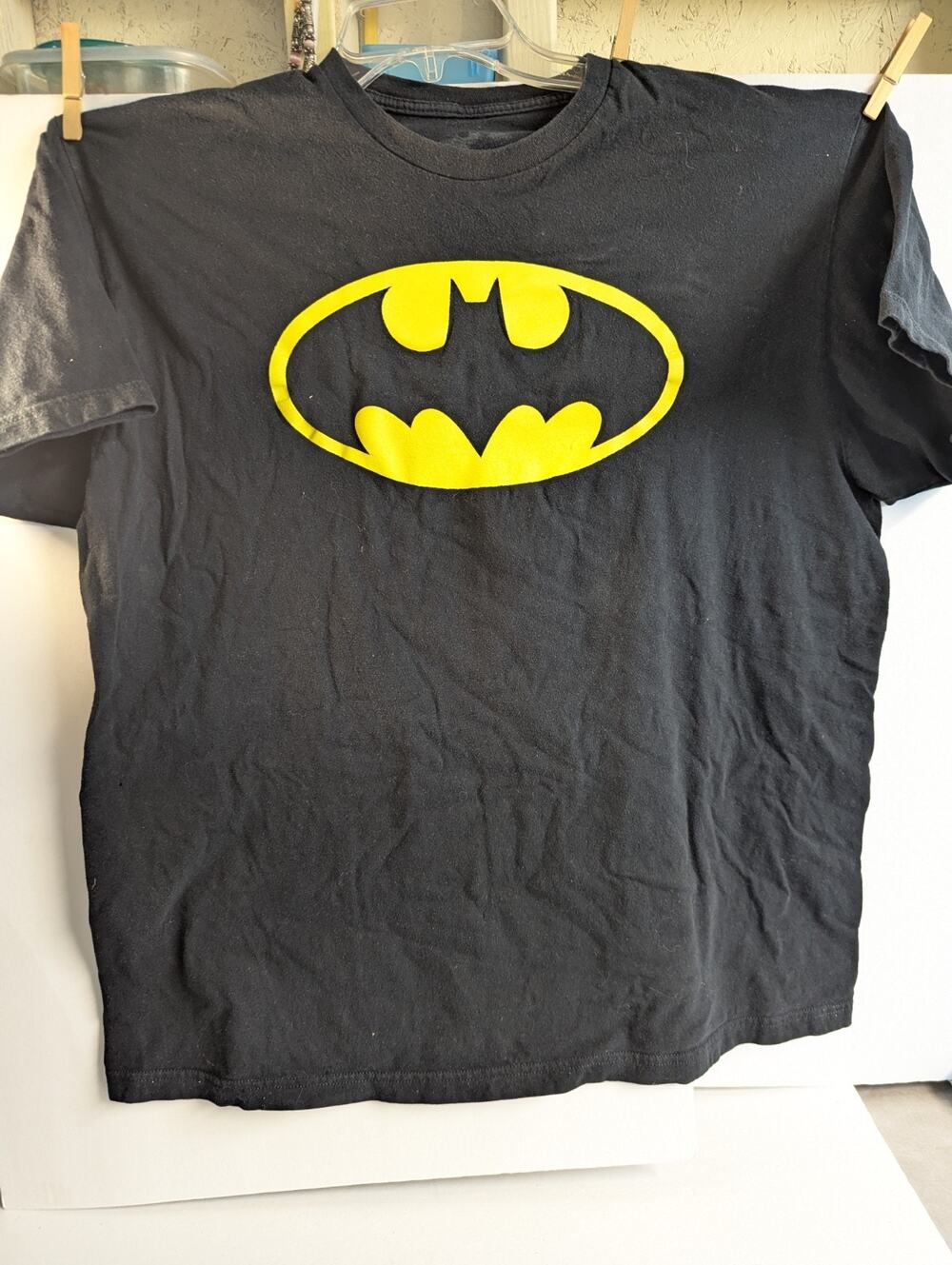 Batman Black Short Sleeve T shirt, XL
